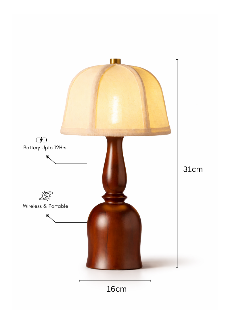 Koa - Teak Wood Lamp
